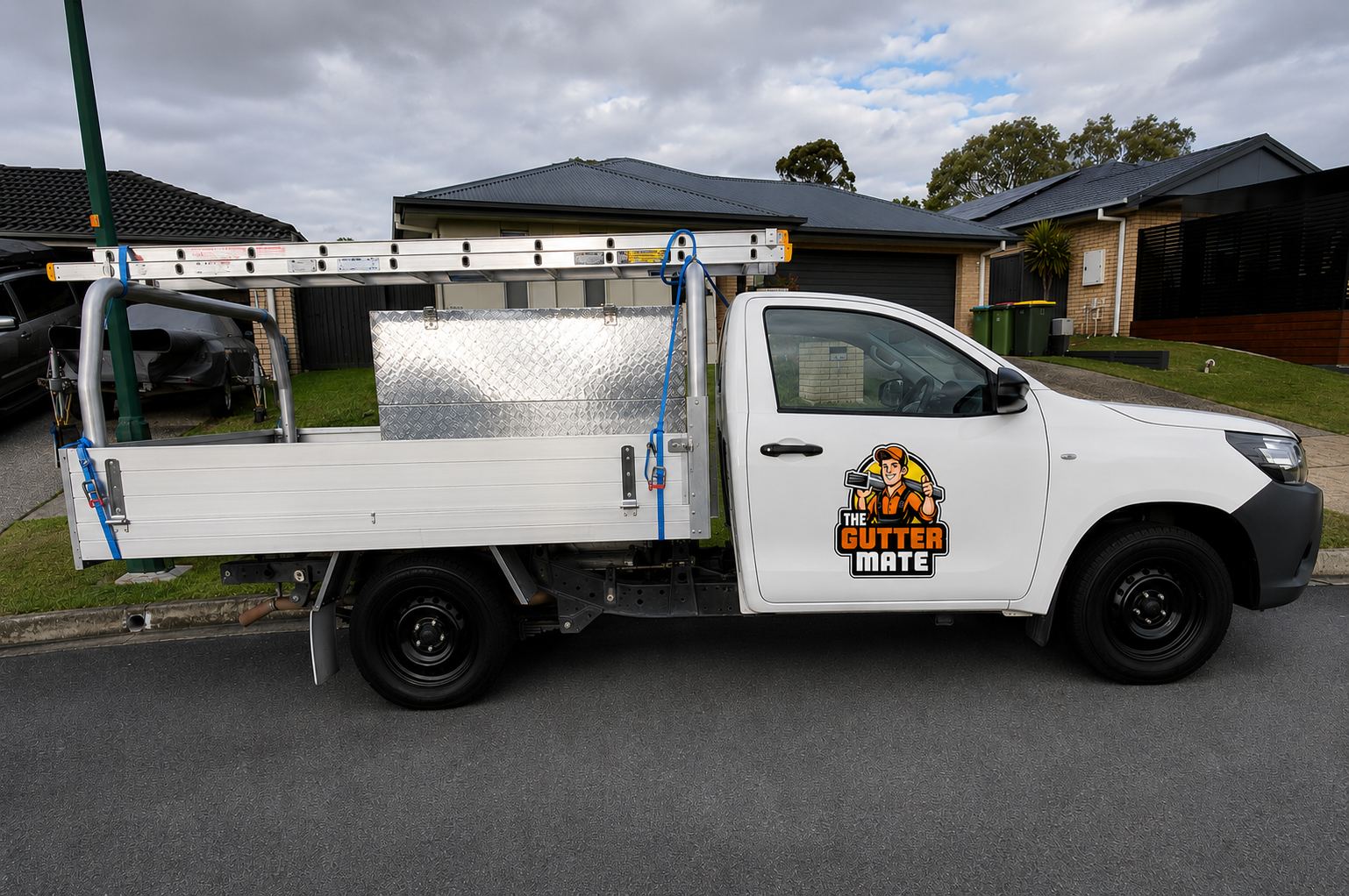The Gutter Mate work vehicle